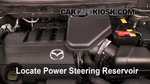 2009 Mazda CX-9 Touring 3.7L V6 Líquido de dirección asistida Controlar nivel de líquido